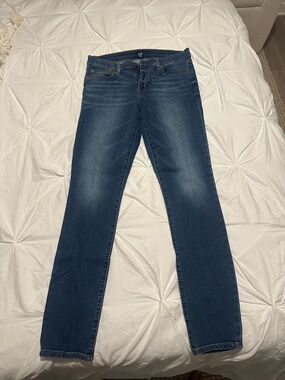 GAP Women's Dark Blue Straight Leg Jeans
